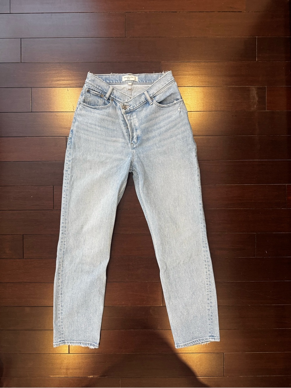 Abercrombie & Fitch High-Rise Light Blue Denim Jeans